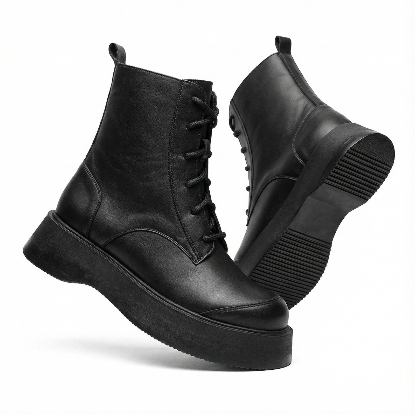 نیم بوت زنانه پاشنه دارطبی جنس رویه چرم صنعتی زیره پیو فقط سایز ۳۷