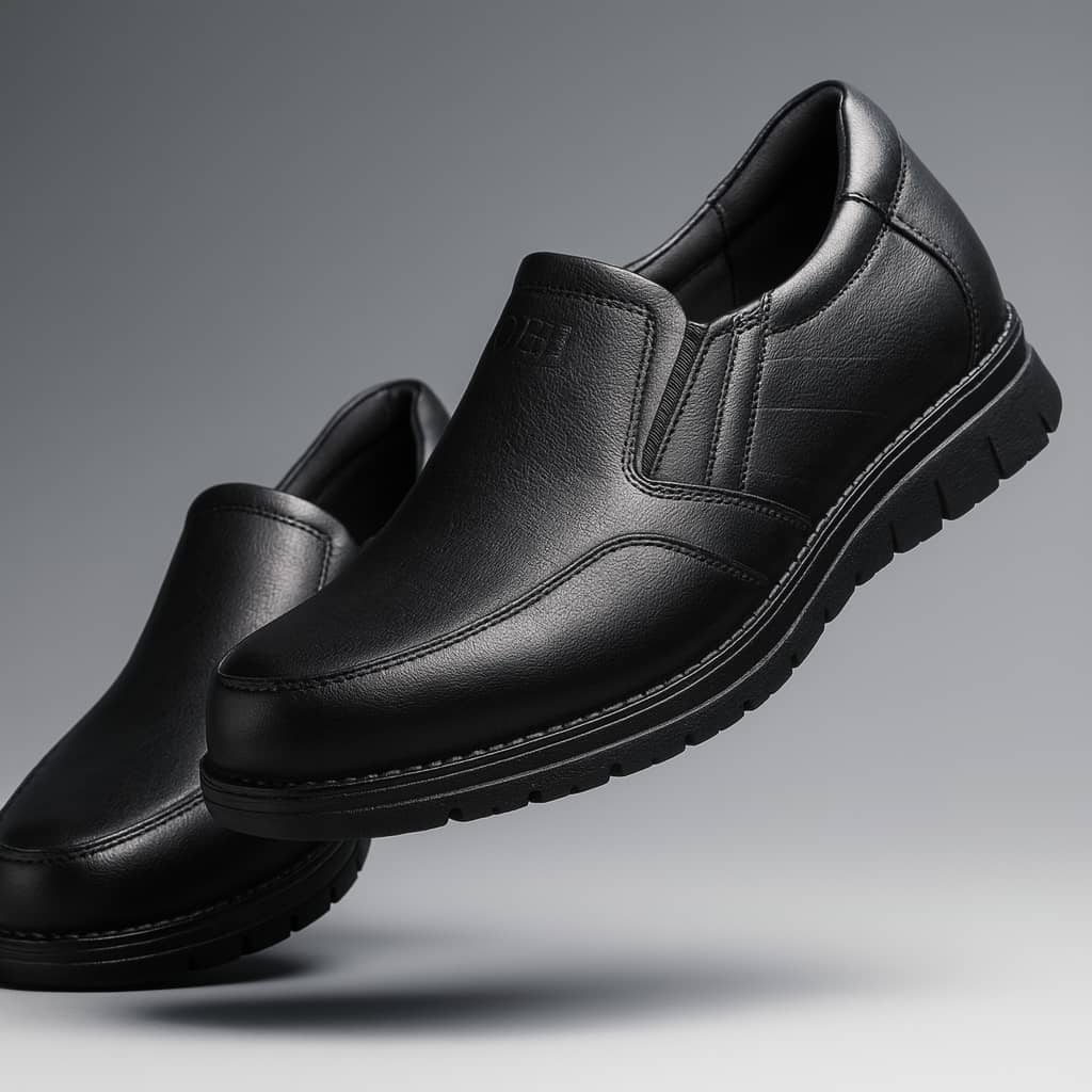 کفش طبی مردانه برند شهاب گلد جنس رویه چرم صنعتی زیره پیو کفی طبی فقط سایز۴۲