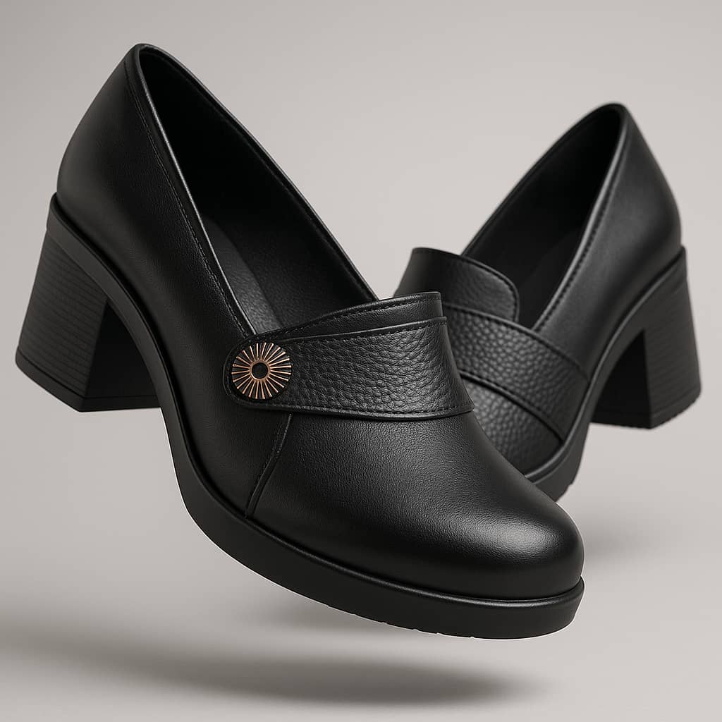 کفش اداری مجلسی زنانه جنس رويه چرم صنعتی زیره پیو ازسایز۳۷ تا۴۰