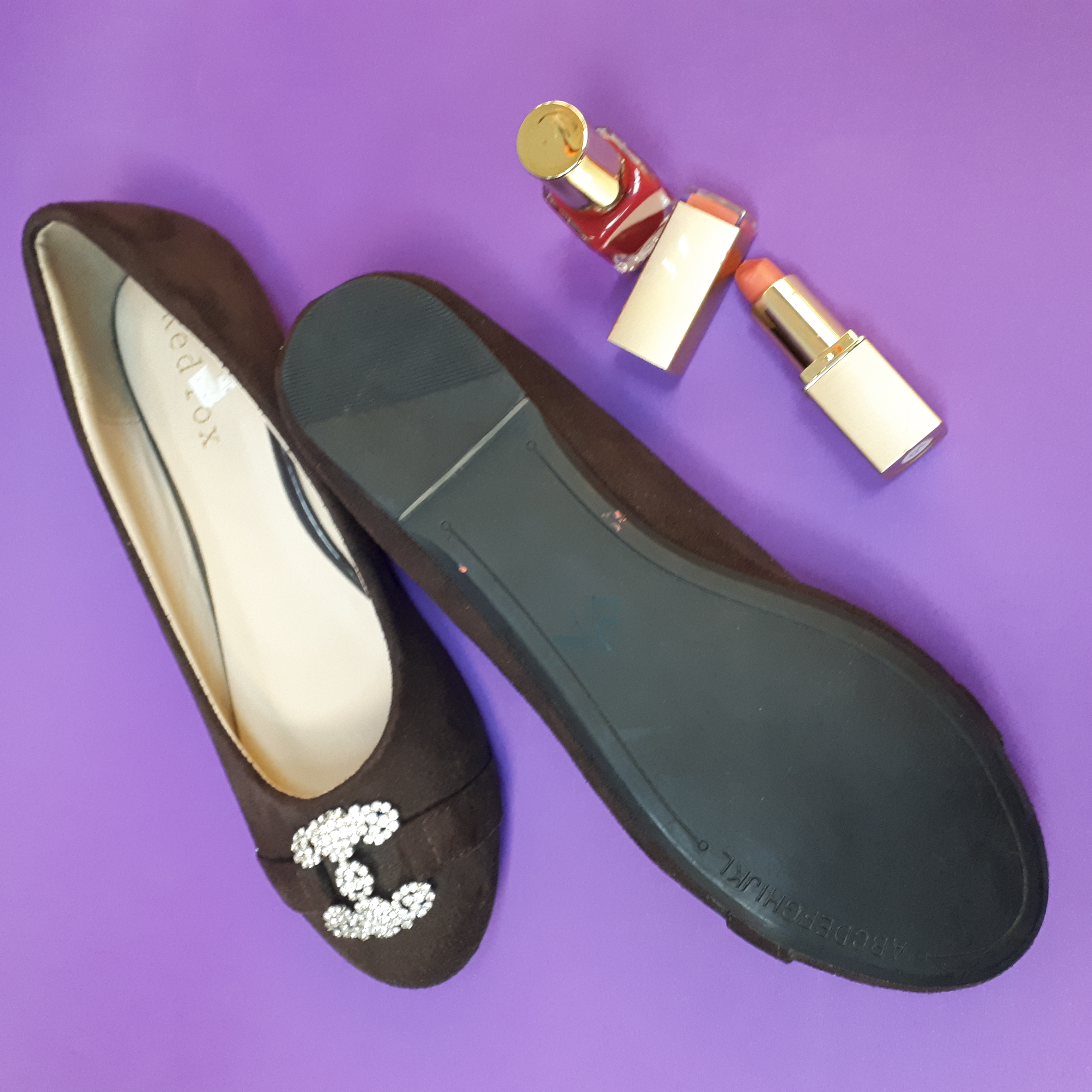 کالج زنانه جنس رويه هورست مخمل نگین دار زیره پیو فقط سایز ۳۷و۳۸