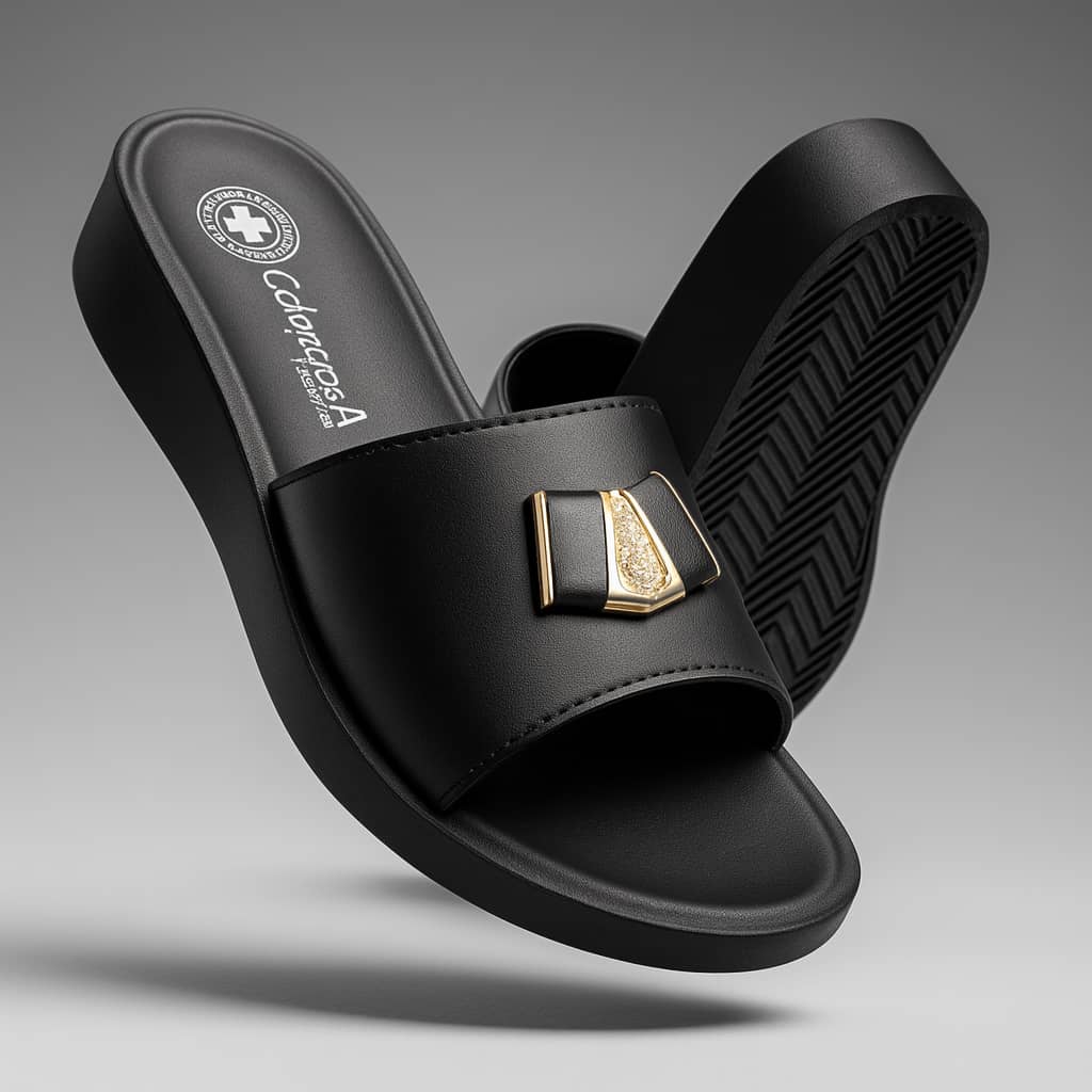 صندل زنانه جنس رويه چرم صنعتی زیره پیو ازسایز۳۷ تا۴۱