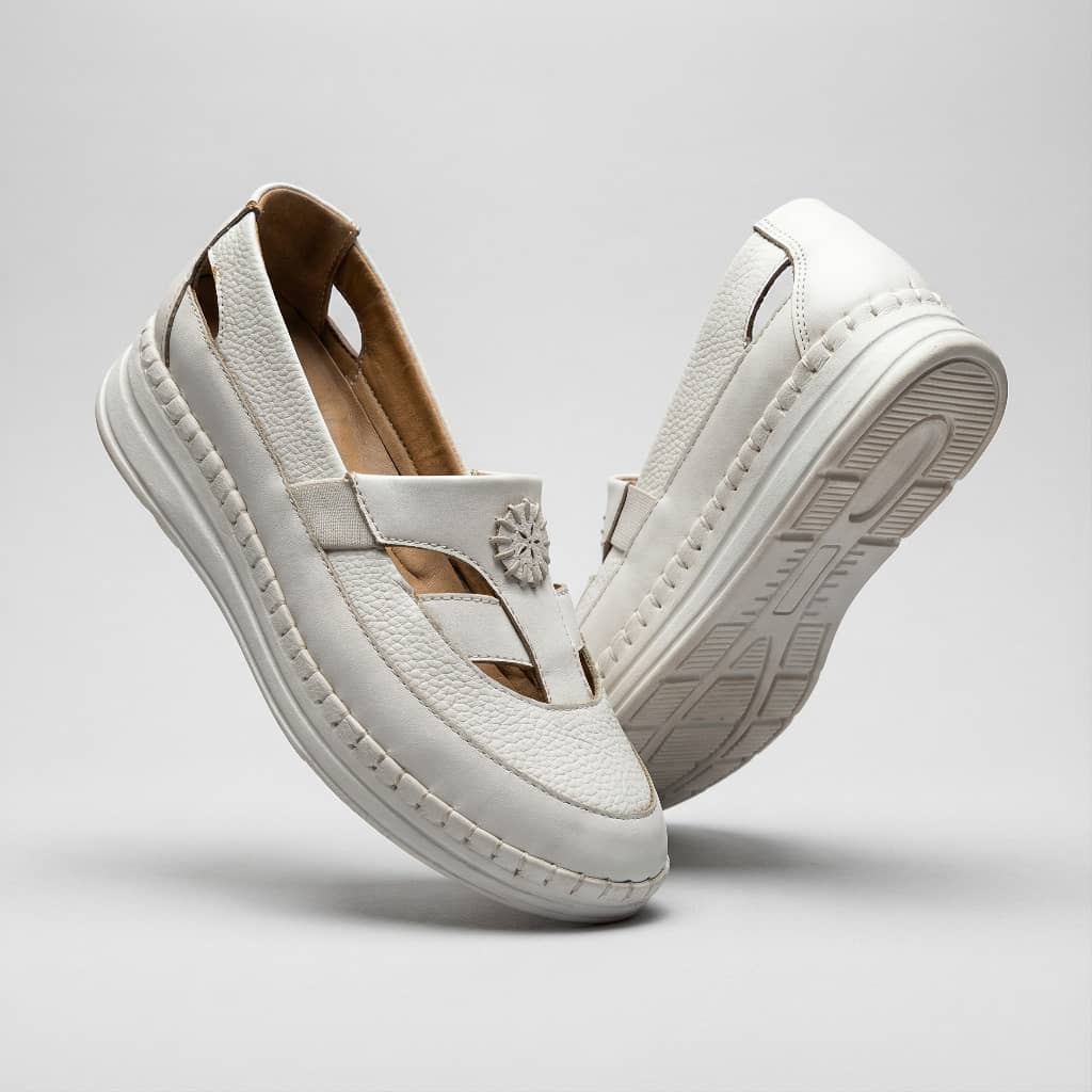 کفش اداری زنانه برند خورشید جنس رویه چرم صنعتی زیره پیو طبی پزشکی فقط سایز۳۸